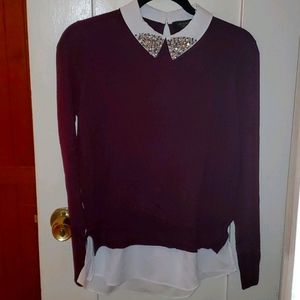 Ted Baker Long Sleeve with Rhinestone Collar 1